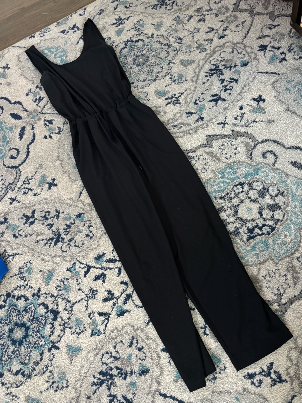 Columbia Athletic Black Sleeveless Jumpsuit with Drawstring Waist - Women's